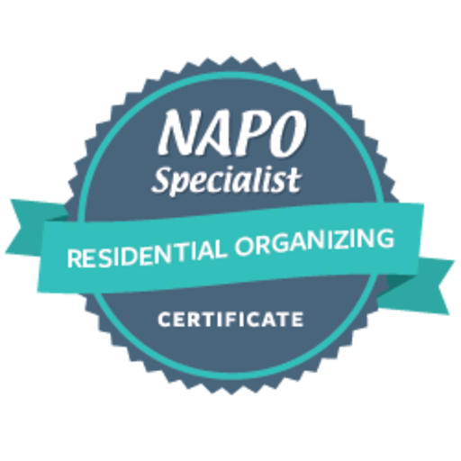 Residential Organizing Specialist certificate