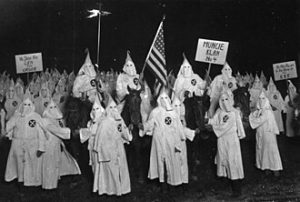 An Indiana Klan gathering in Muncie, Indiana in 1922